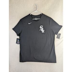 NEW Nike Chicago White Sox Shirt Mens 2XL XXL Black Tim Anderson #7 MLB